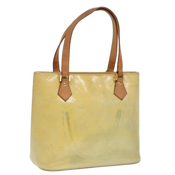 LOUIS VUITTON Monogram Vernis Houston Hand Bag Gris M91053 - Picture 1 of 16
